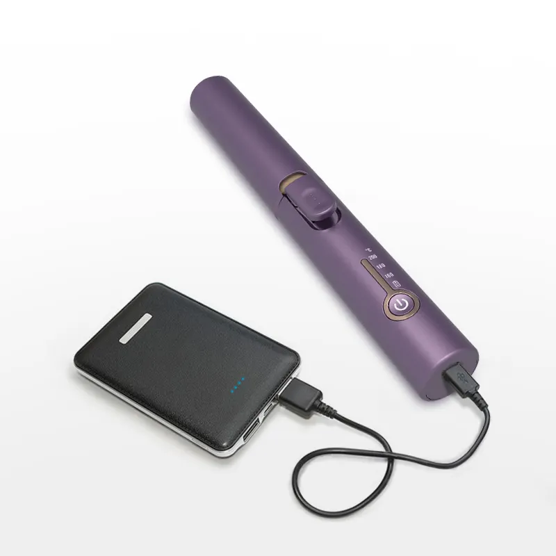 Curling Iron Portable Hair Curler Battery Wireless Rechargeable Curling Iron