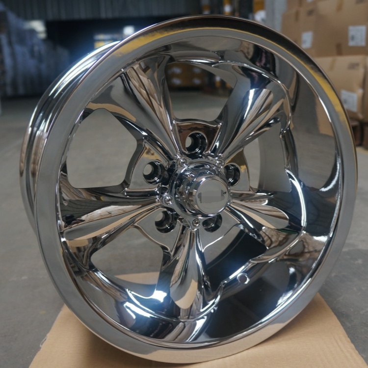 Custom 15*7.0j/ 15*8.0 Size High Polish Silver Chrome Car Wheel Rims for Pickup Trucks