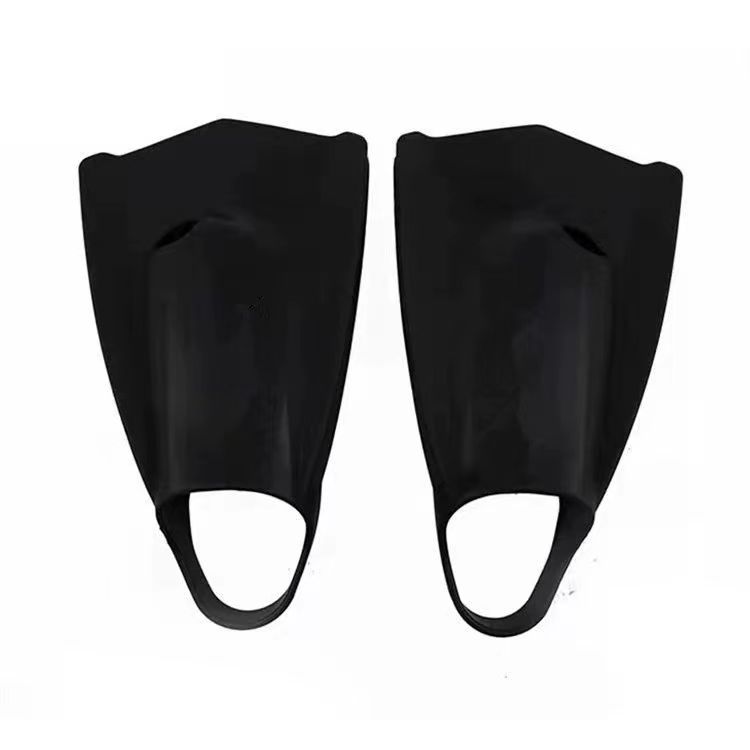 Customized logo Swin Fins Open Heel Diving Fins Short Swim Flippers Training Adjustable Buckles Swimming Fins