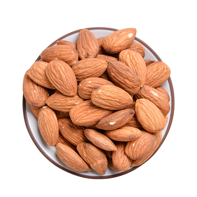 Production of nut kernel snacks without additives and nutritious almond kernel