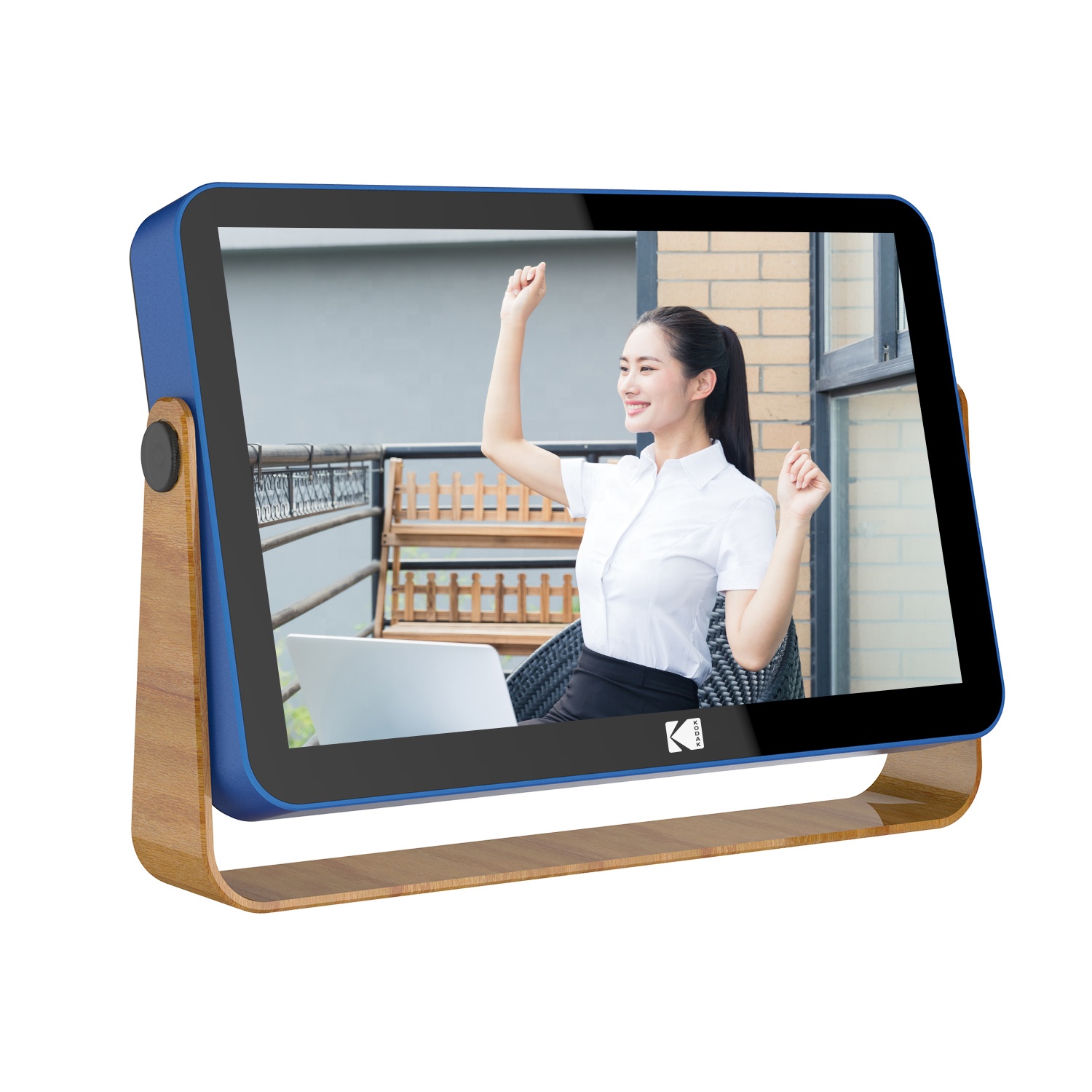 Cloud frame Высокое качество KODAK Цифровая фоторамка встроенный аккумулятор 10 "IPS экран с сенсорной панелью