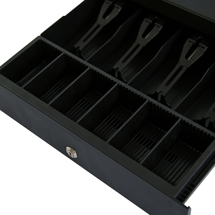 Metal supermarket mini cash register drawer box safe pos system rj11 340