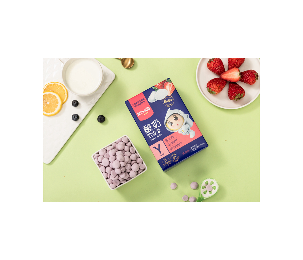 Newest design top quality baby standard freeze dried yogurt melts