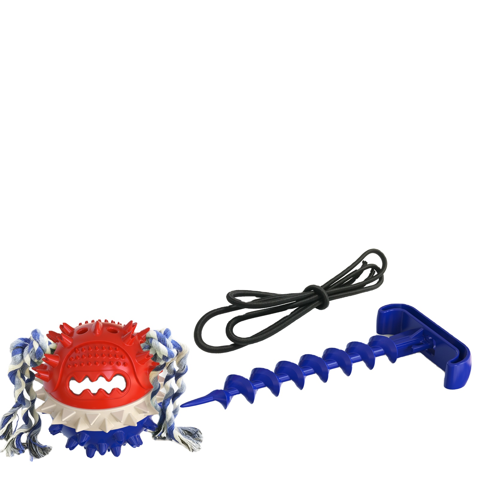 Super Cost-Effective Durable Yellow Tpr+Abs Outdoor Drawstring Ball for Walk The Dog