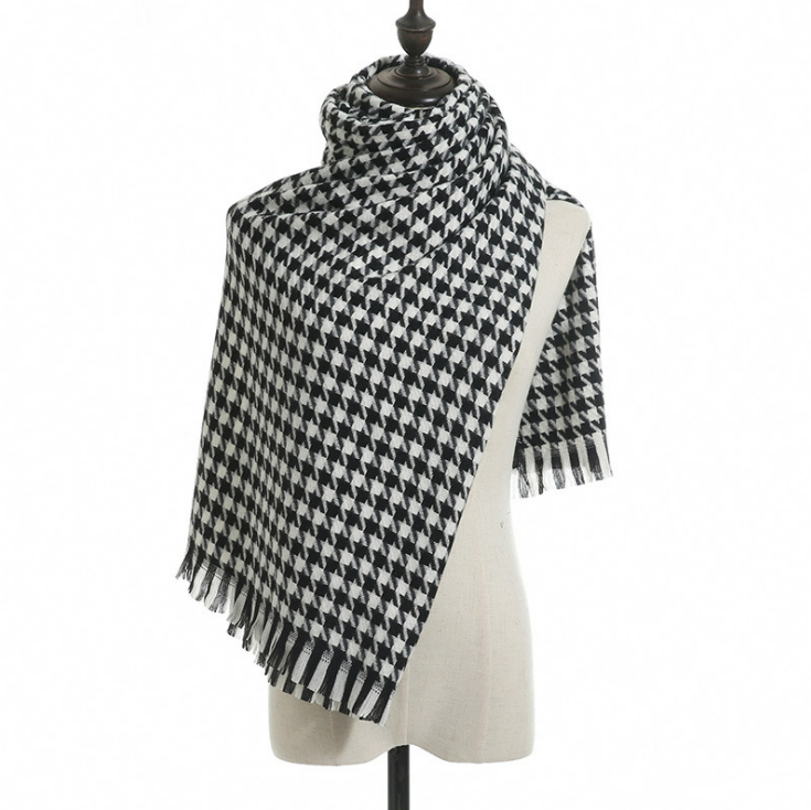 Wholesale soft Imitation cashmere swallow gird long fashion thick winter scarf