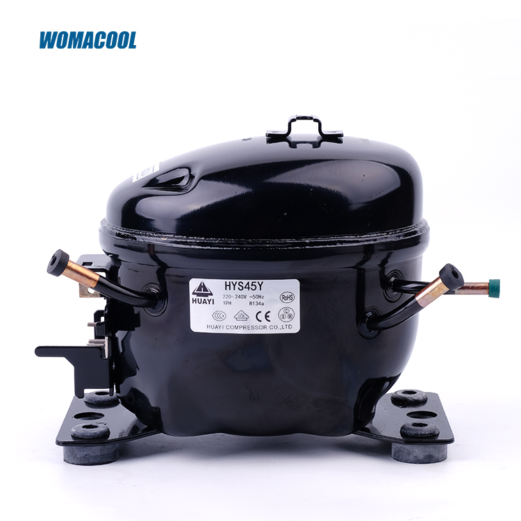 HUAYI HYS45Y R134A 220-240V 50Hz компрессор холодильника холодопроизводительность 125W 1/6hp лошадей