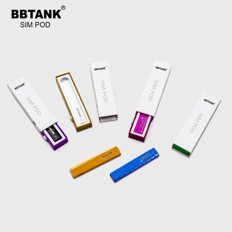 BBTANK 1ml 2ml Rechargeable Pod Ceramic Heating Cartridge Pod Vapes for Thick Oil