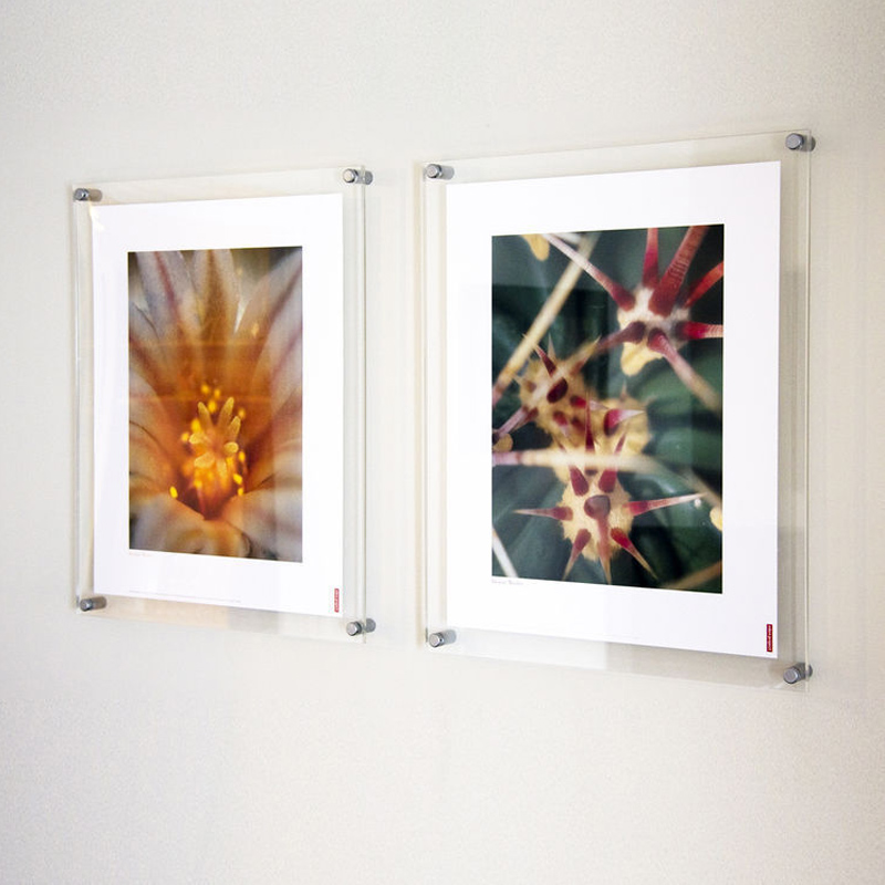Customized Clear Acrylic Magnetic Photo Frame Wall Mounted Sign Holder Photo Stand Wholesale