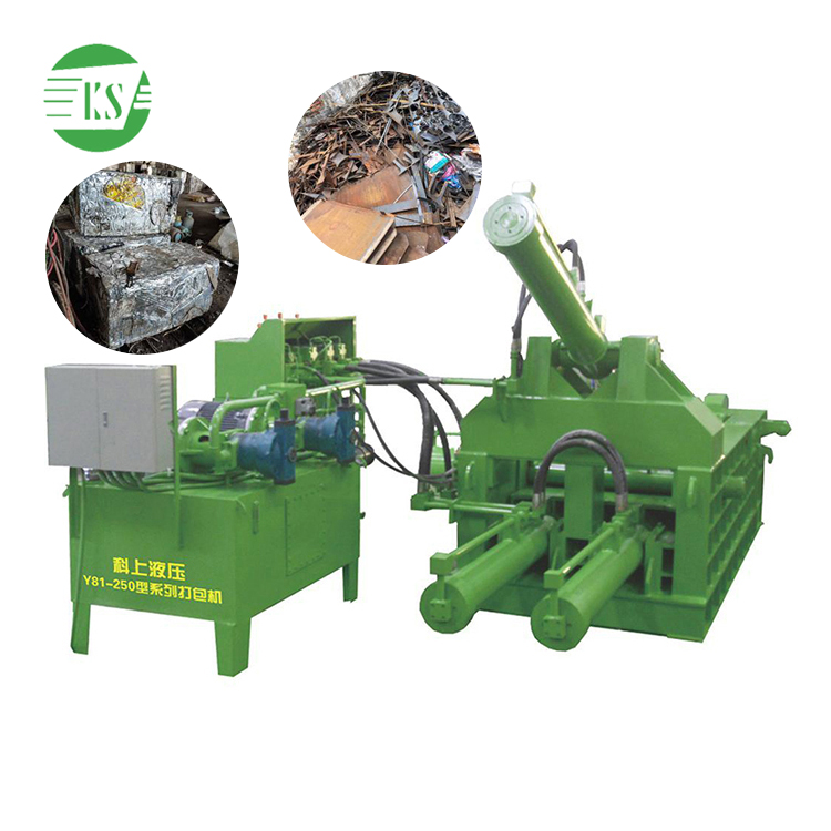 Guangdong supplier custom Y81-250 hydraulic small scrap metal compressor baler machine