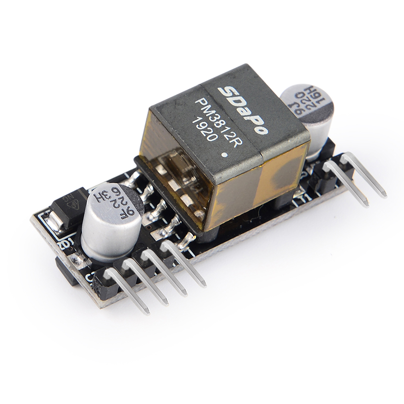 12V 1A IEEE802.3af Standard 13W PoE Module 1500V high voltage isolation support 10M/100M/1000M SDAPO DP1435