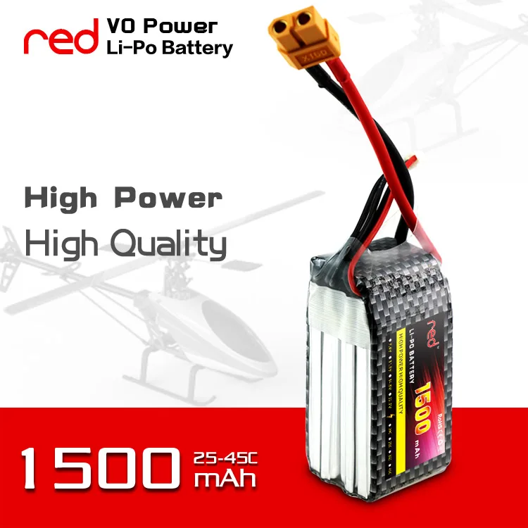 7,4 V 11,1 V 14,8 V 1500mAh lipo батарея для квадрокоптера дешевый LiPO аккумулятор