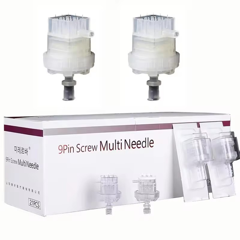 32G/34G Multi Needle 9pin for EZ Dermal Filler Injector Water Vacuum Mesotherapy Injection Microneedle Meso Gun Micro Needle