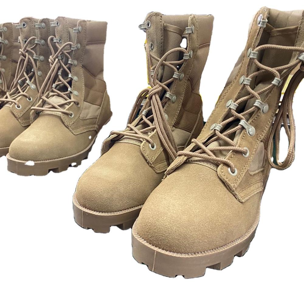 Coyote brown desert boots panama jungle rubber sole factory custom made cheap short lead time