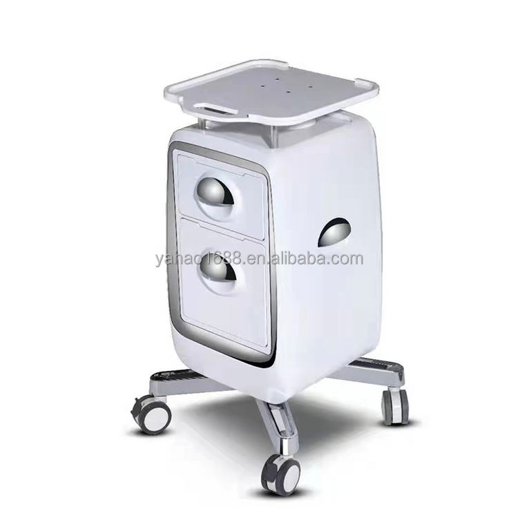 Aesthetic Equipment Standing Bracket Beauty Instrument Tray Beauty Carts Trolley with drawer
