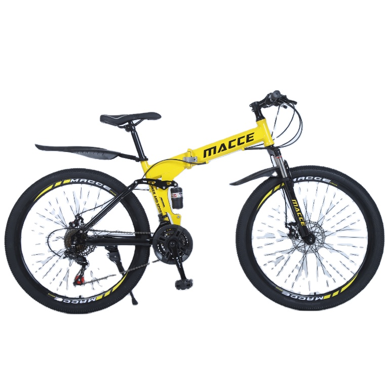 Wholesale high-end folded mountain bike foldable MTB road bicycle 21 24 27 speed bikes for young people