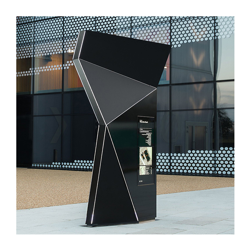 Factory Wholesale Customized Outdoor Indoor Free Standing Aluminum Directional Road Signage Wayfinding Sign