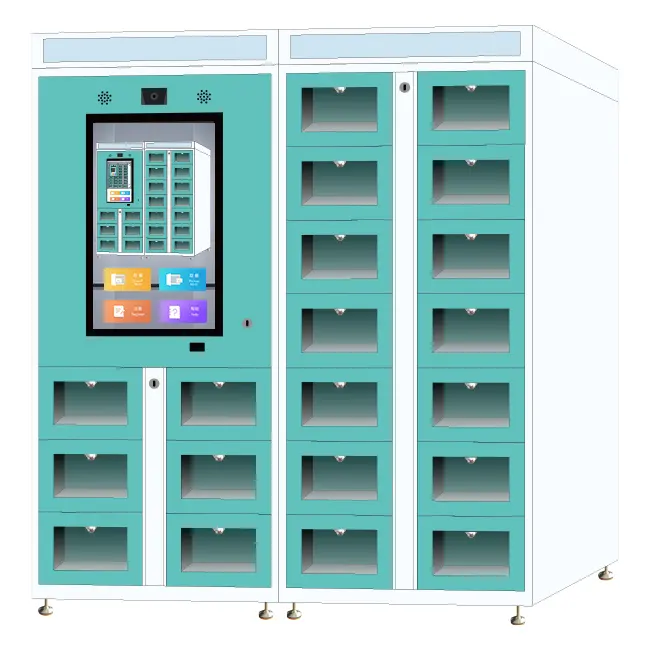 Smart Parcel Delivery Locker Pizza Vending Machine Hot Food pening intelligent food locker 24-hours self service Food Locker
