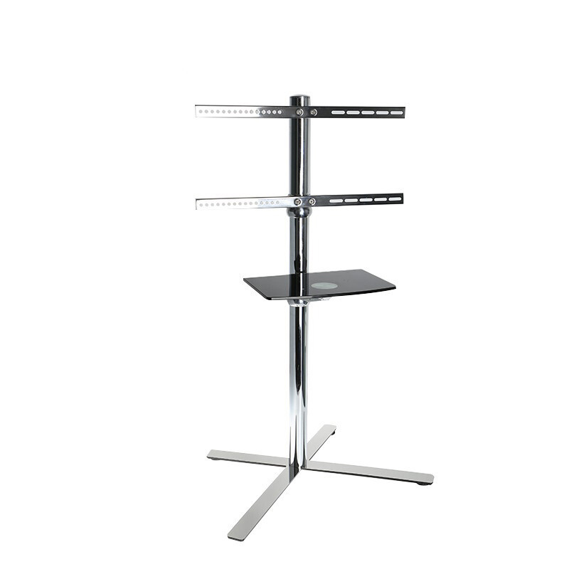 DL-ST3M 23 "-65" мобильных тв тележки с ЖК-дисплеем для плазменной резки напольная подставка тележка стеллаж для выставки товаров с колеса нержавеющая сталь х-образной формы с База 35 кг 400x400