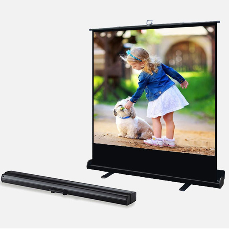 Skerell-Electric Floor Rising Up Projector Screen, 4K Alr, Grey Crystal, ultra Short Throw Laser Projector