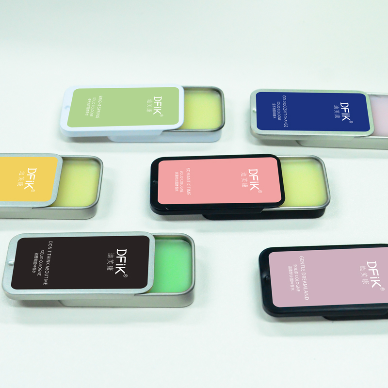 Wholesale Colognes Fragrances Long Lasting 10g Slide Solid Wax Perfume Compact Private Label