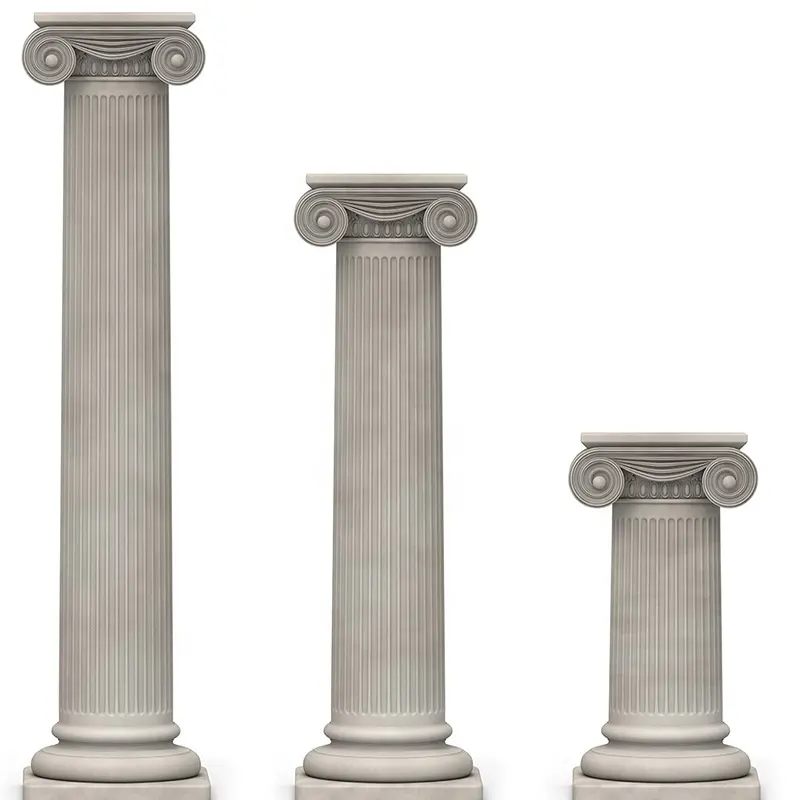 Ornamental Marble stone roman pillars column molds for sale
