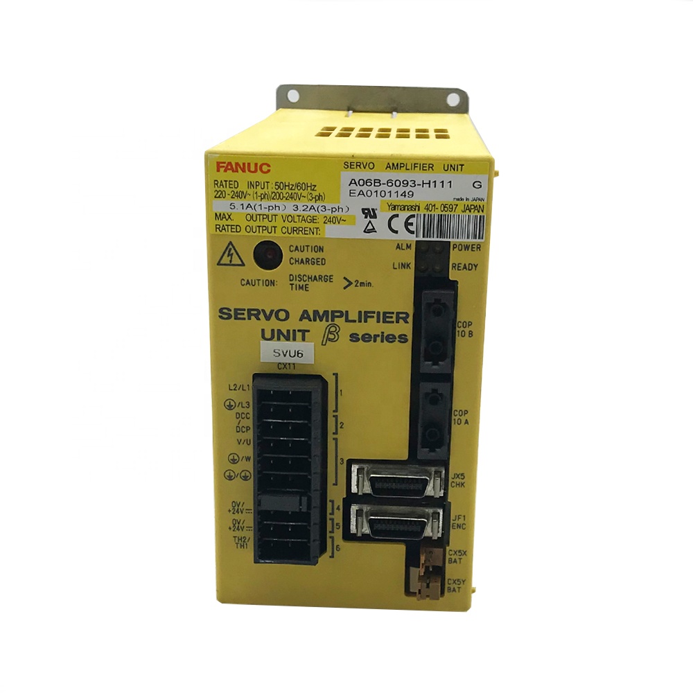 Best price A06B-6093-H111 cnc motor amplifier unit servo drive fanuc
