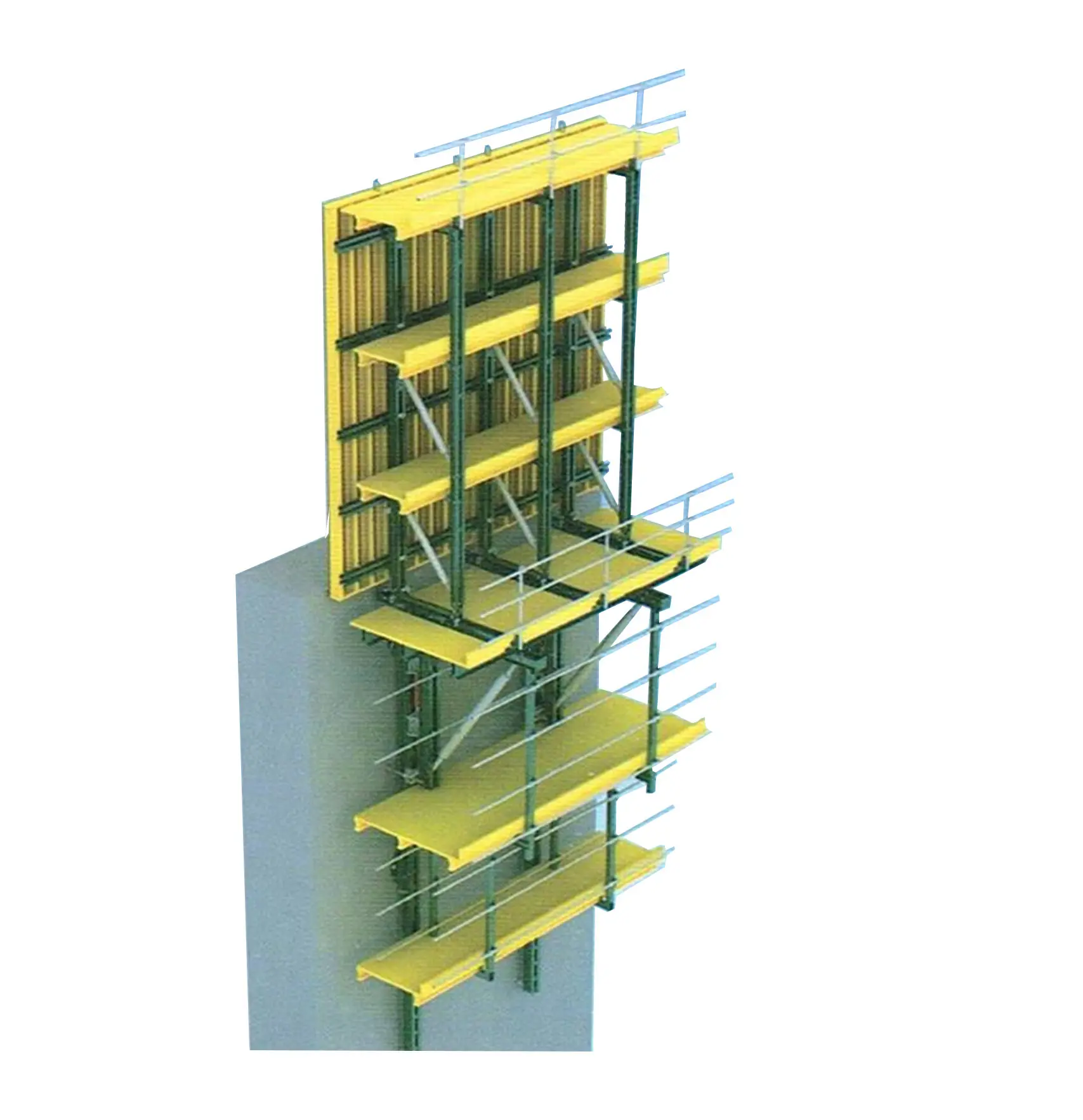 China Manufacturer Hydraulic Auto-Climbing Formwork System For Core wall