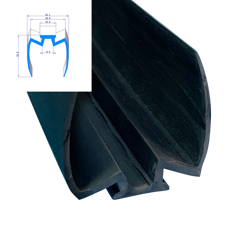 Low Moq Soft PVC TPU Flexible Freezer Fridge Profile Rubber Seals with Magnetic Strip