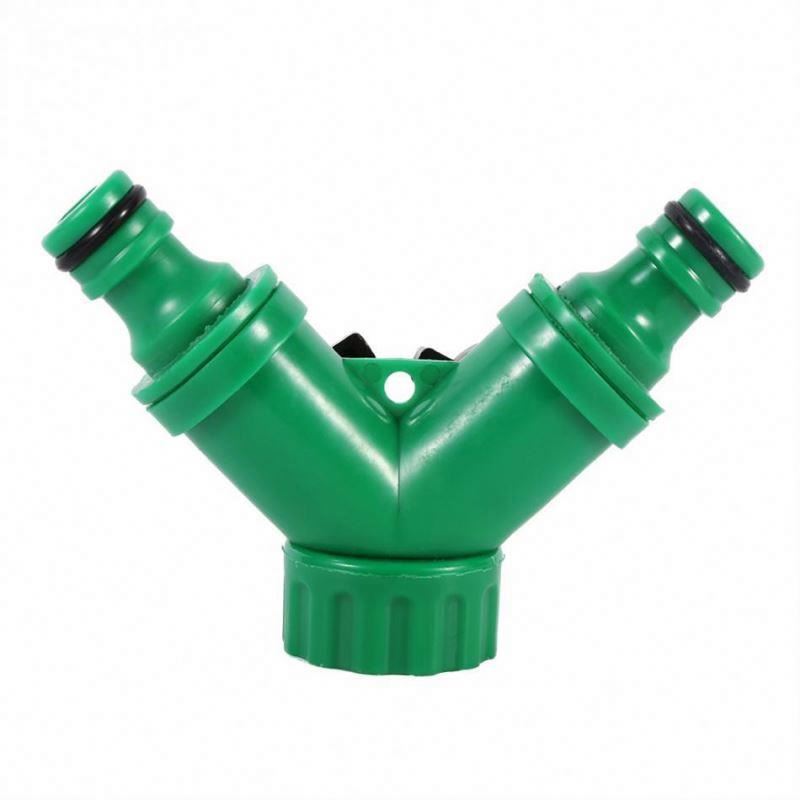 Garden Hoses Pipes 2 Way Connector Watering Tool Tap Connector