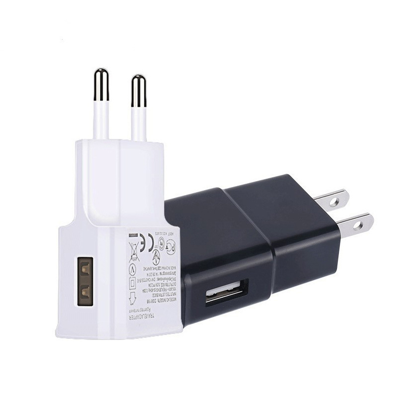 5V 1A Power Charger Adapter Travel Fast Charging Head EU US Plug Wall USB Charger Adapter For Samsung Galaxy Mobile Phone