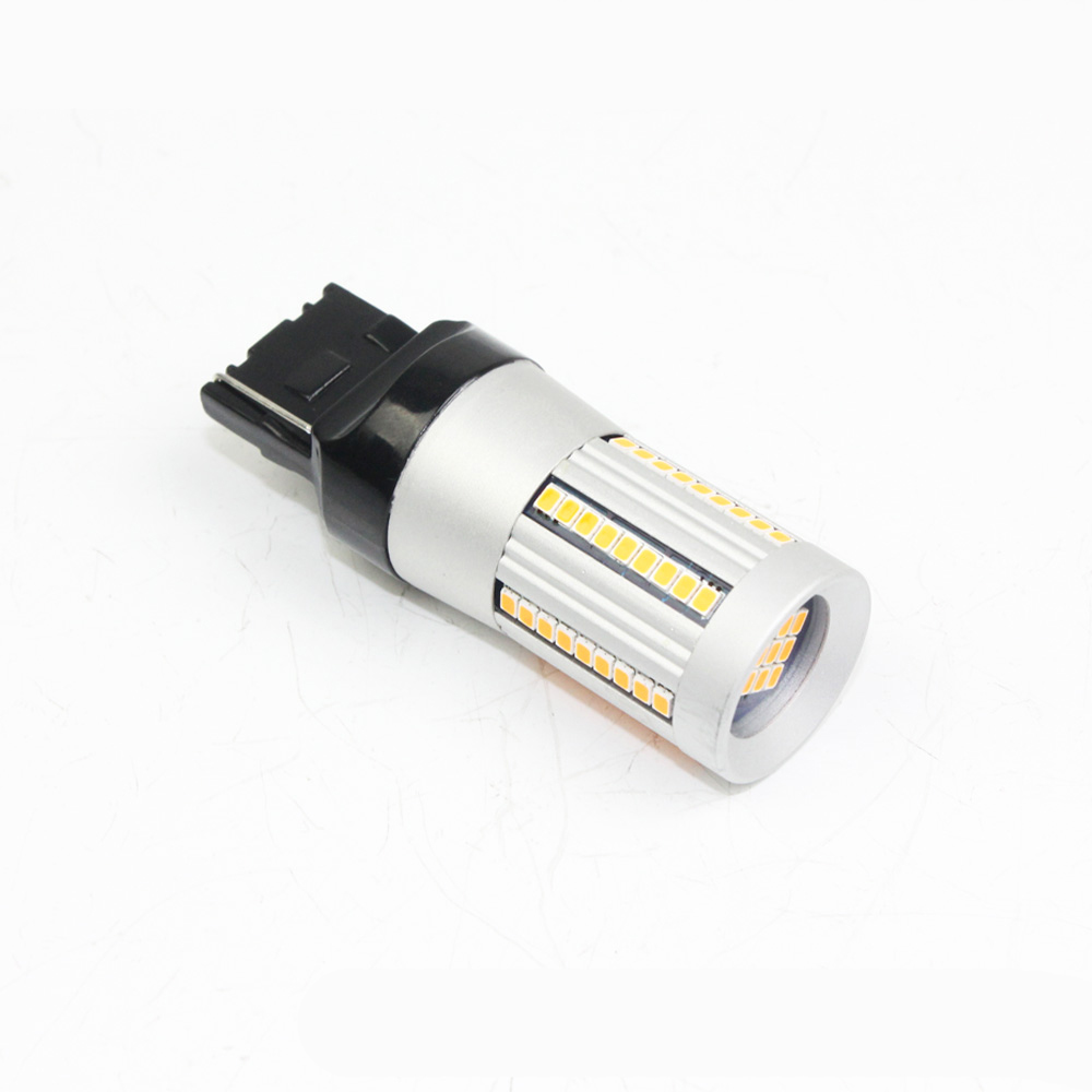 Новейшие 7440 W21W WY21W СВЕТОДИОДНЫЕ ПОВОРОТНЫЕ сигнальные лампы мигалки с CANBUS Анти гипер вспышка, без нагрузки резистор нужен 1300лм светодиодные лампы