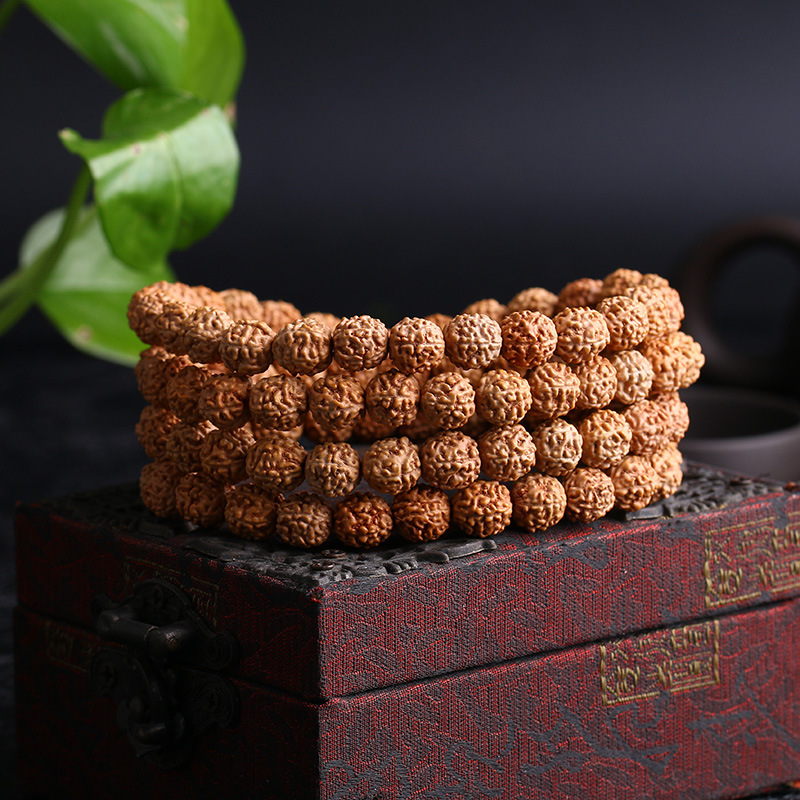 Rudraksha свободные бусины 108 Медитация Мала