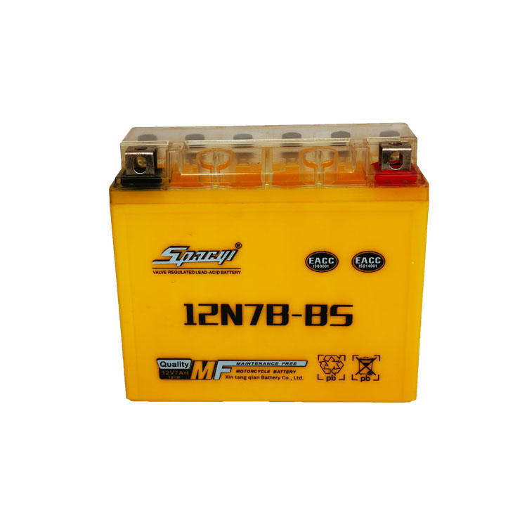 High Quality Motorcycle Battery 12N7B 12V 7ah Maintenance Free bike cell Lead Acid Motorcycle Gel Battery