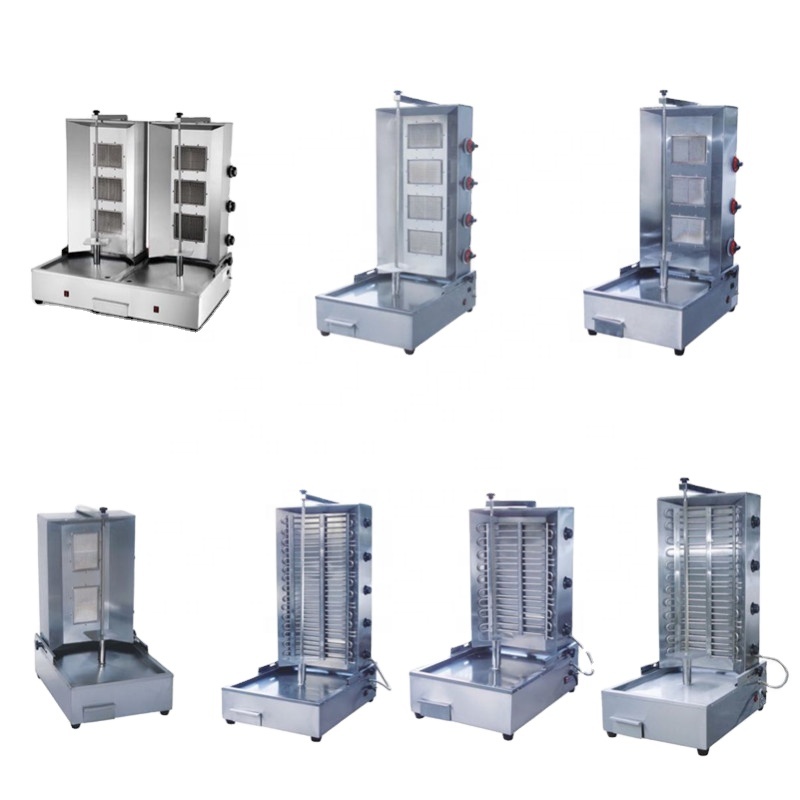 2/3/4/6/8 heads Kitchen Equipment stainless steel kebab machine doner kebab grill machine Doner Kebab Making Machine