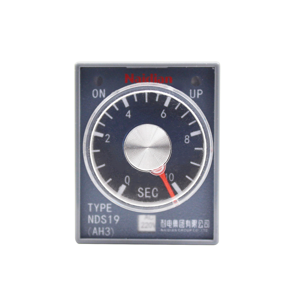Naidian NDS19/AH3-3 электрическое реле времени DC12V 24VAC110/220/380V DIN-рейке