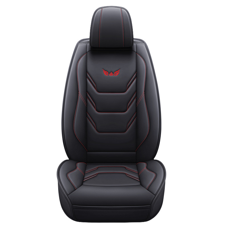 Full leather cartoon female models universal pu leather car seat cover