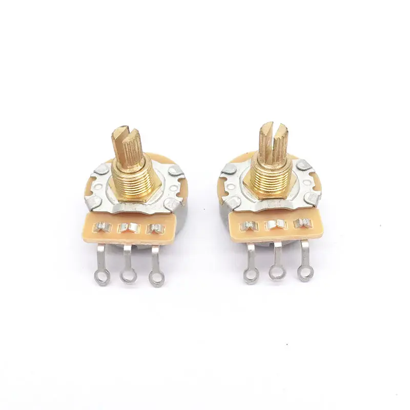 RV2410N Guitar Parts CTS Construction Potentiometer Guitar 100k Potentiometer 100K with Split Brass Shaft