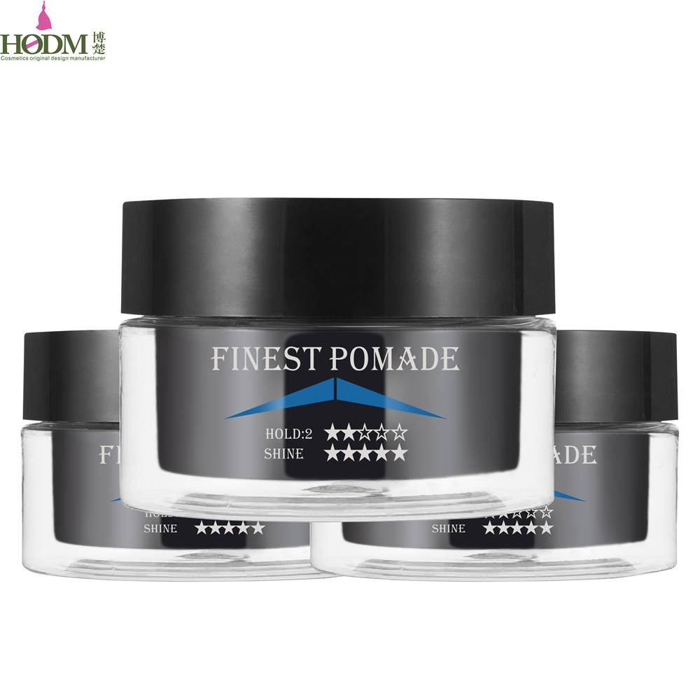 Private label argan oil gentle men wax hair edge control gel vendor pomade