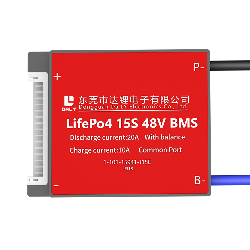Комплект литиевых батарей 15S 20A Lifepo4 BMS 48 В для 3,2 в 15 ячеек с защитой от короткого замыкания и разряда