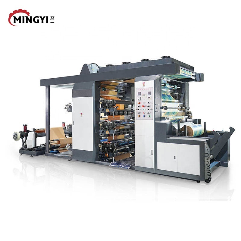 Roll to Roll Flexo Printing Machine for PP Woven Bag