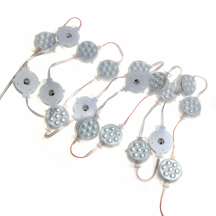 50 мм UCS1903 цифровой Декоративные Водонепроницаемый 24 В led RGB pixel dot свет шнура