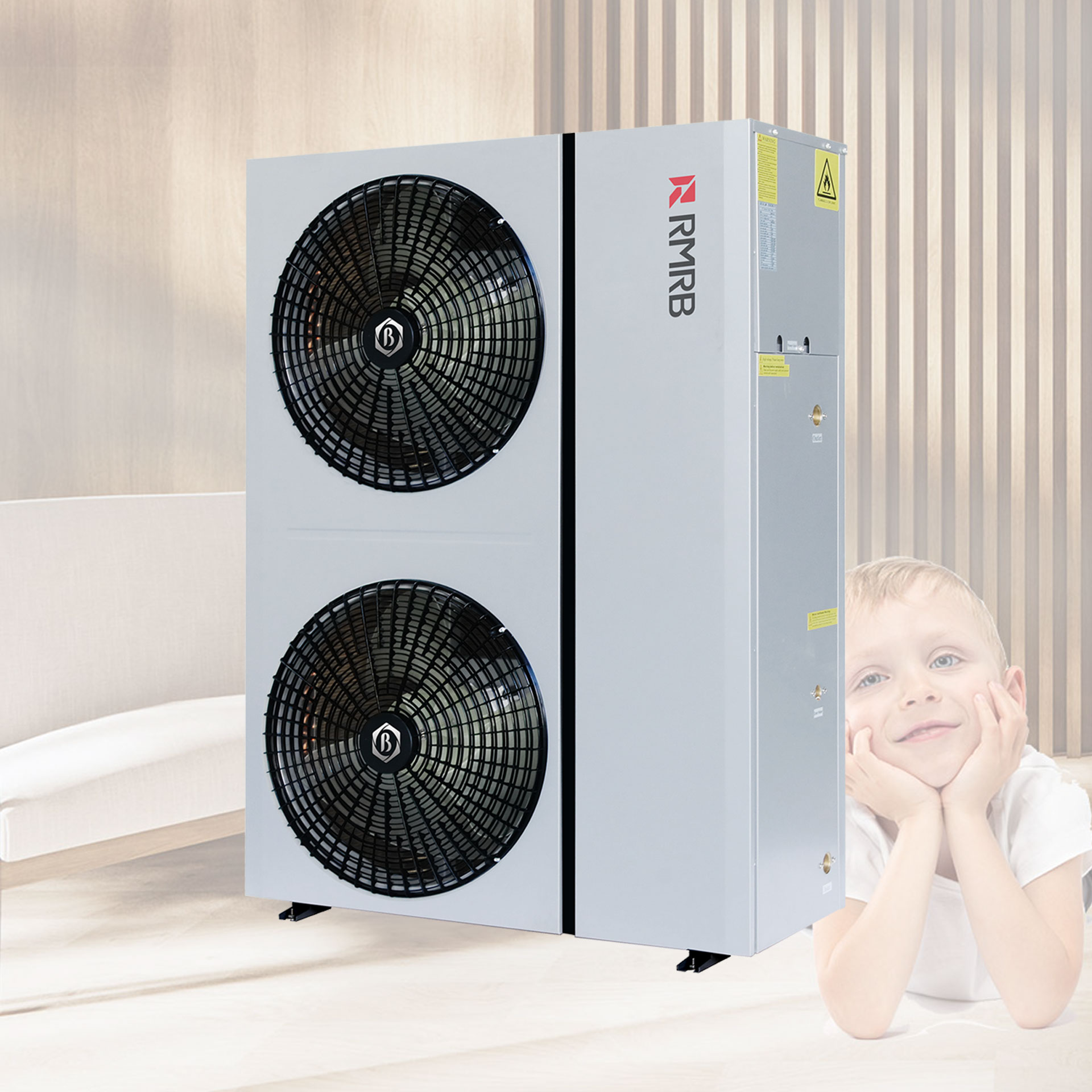 20KW R32 DC инверторный тепловой насос водяные нагреватели воздушный водяной насос моноблочный инвертор источник воздуха R410A