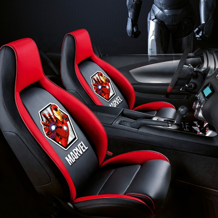 Universial Health Care Durable arrival universal leather edging 3D suede cushion front seat cover for car