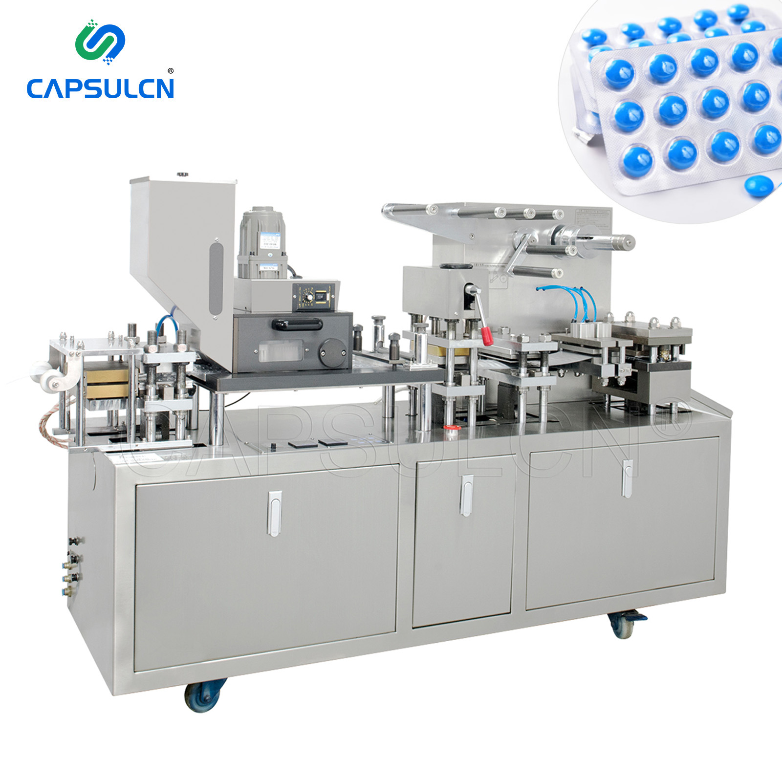 CapsulCN DPP-88 Automatic Aluminum Plastic Tablet Blister Packing Machine Pill Soft Gel Capsule Blister Packing Machine