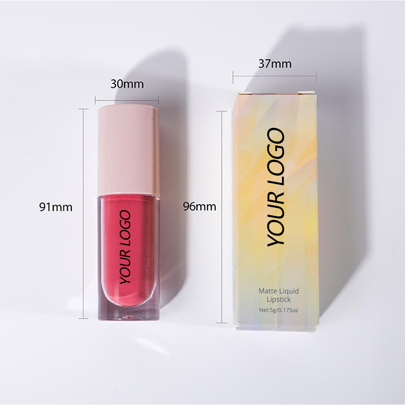 Best-selling vegan high pigment waterproof non-stick cup matte lip gloss customized private label long-lasting color lip gloss