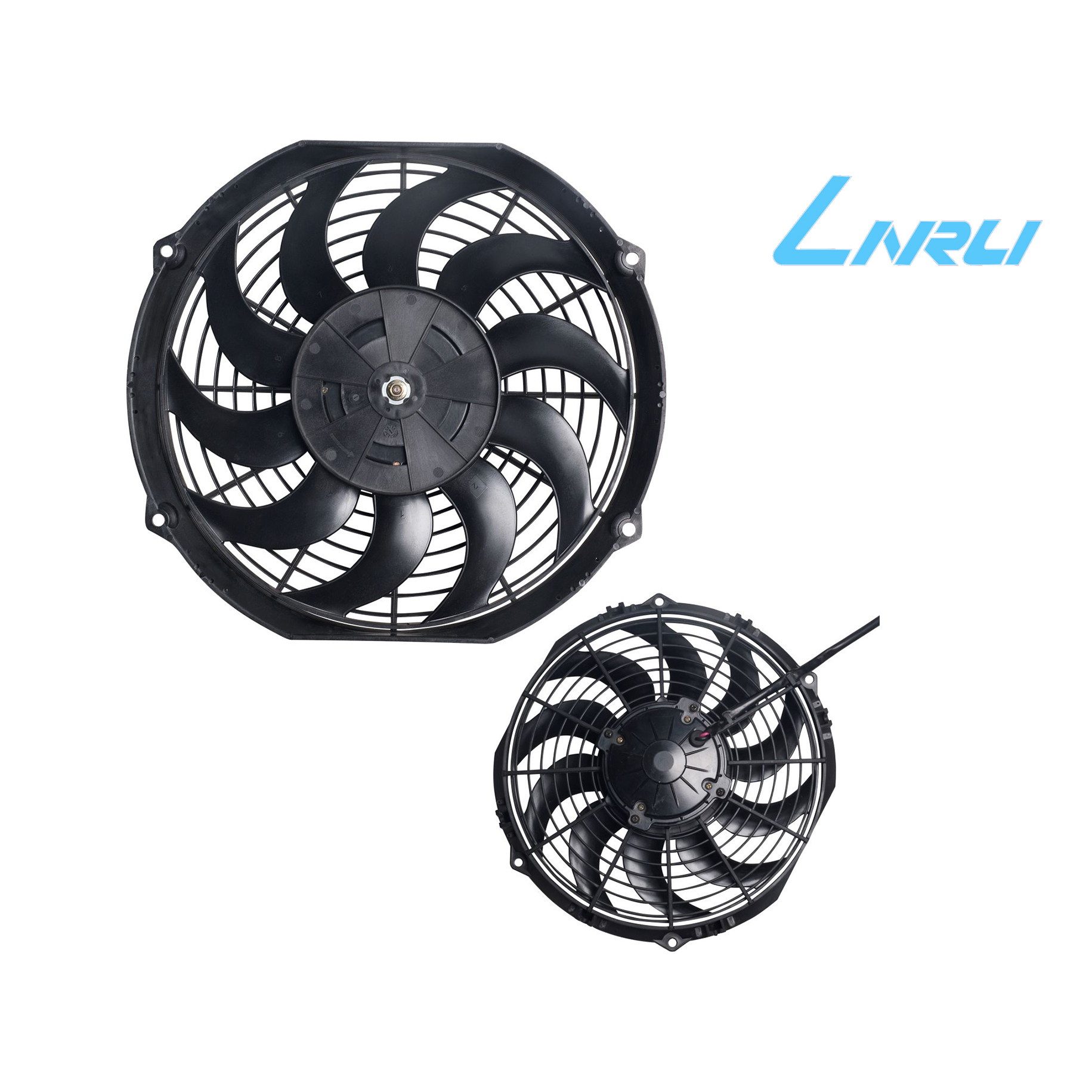Linrui LNF-2211 выдувание/всасывание 11 дюймов, маленький конденсаторный вентилятор постоянного тока 12 В 24 В постоянного тока для охлаждения выхлопных газов