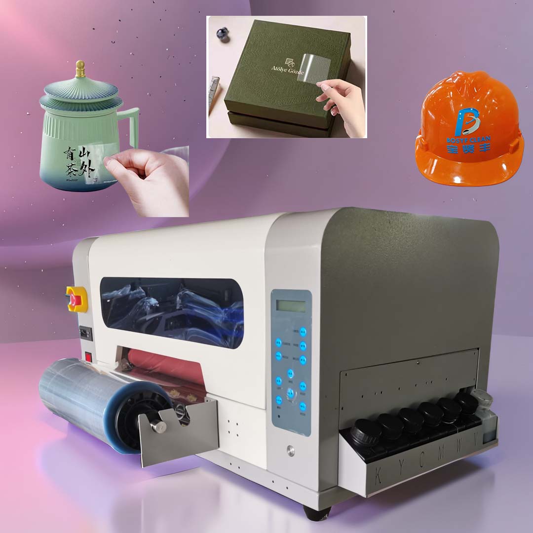 Multifunction roll to roll uv dtf printer a3 uv dtf printer pet film ab for uv label sticker