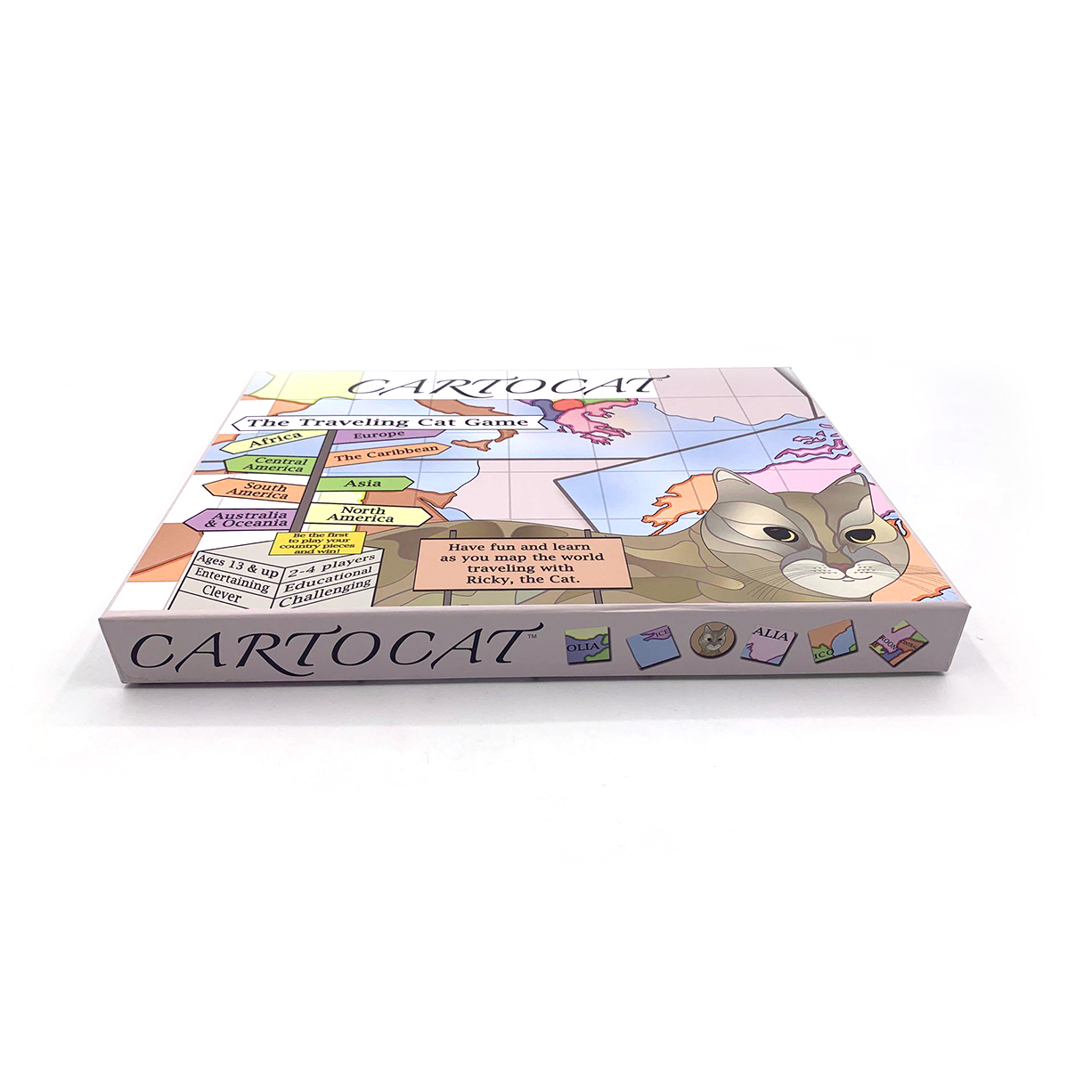 customizable board game with cards and board printing