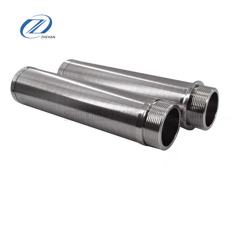 stainless steel johnson screen wedge wire filter water nozzle distributor resin trapper water treatment