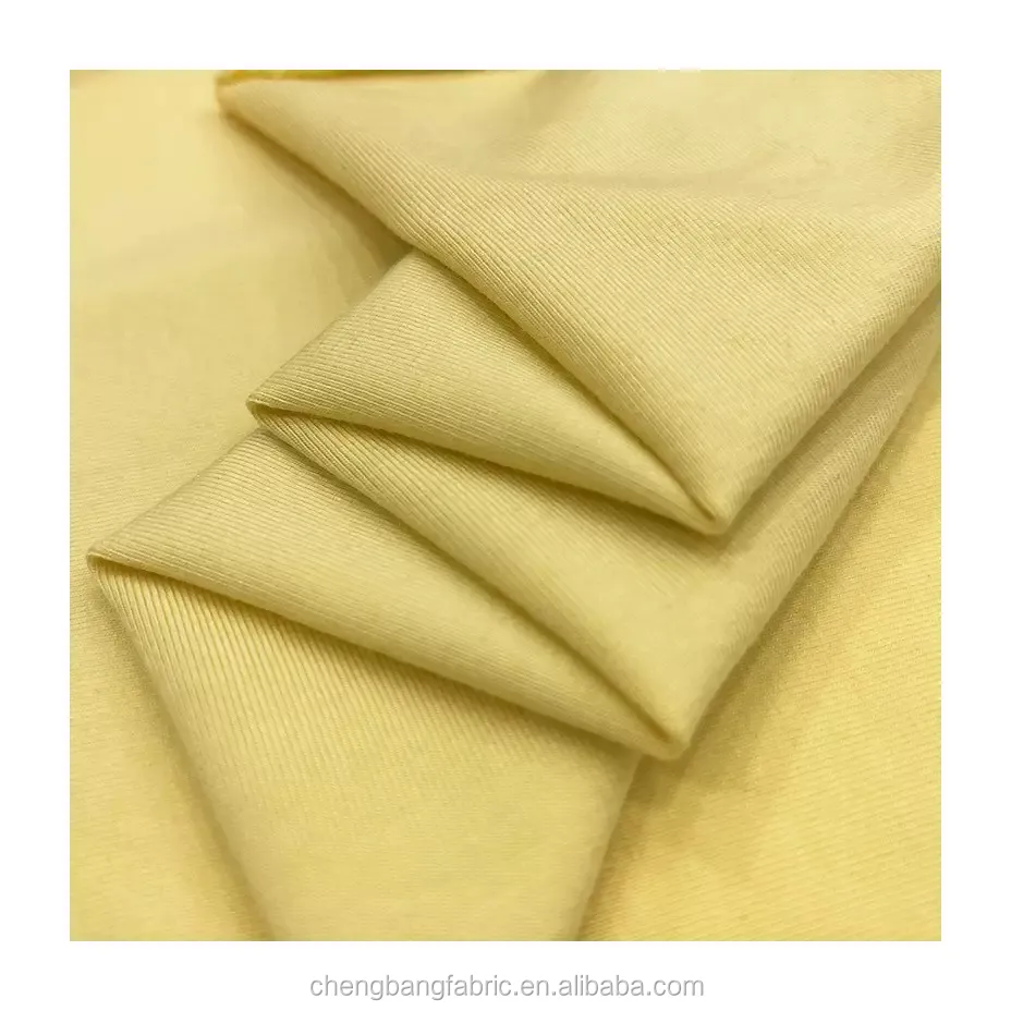 Wholesale 210gsm bamboo muslin fabric Anti Odor and Anti Bacteria Bamboo Lyocell Spandex Single Jersey Fabric